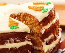 Carrot Cake Dessert GIF - Carrot Cake Cake Dessert GIFs