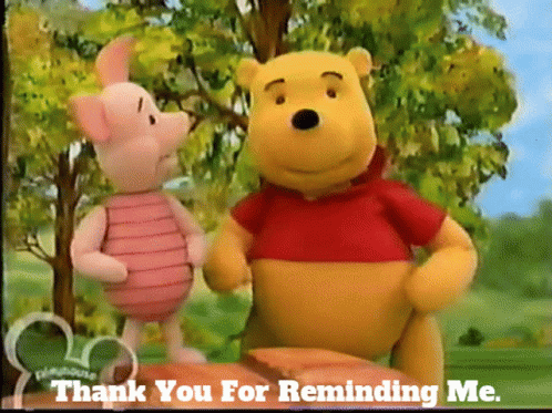 The Book Of Pooh Thank You For Reminding Me GIF - The Book Of Pooh Pooh Thank You For Reminding Me GIFs