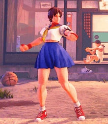 Sakura Street Fighter GIF - Sakura Street Fighter Sfv GIFs