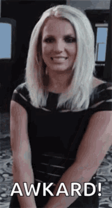 uncomfortable smile