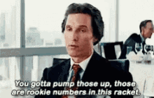 Pump Those Up Rookie Numbers GIF - Pump Those Up Rookie Numbers Serious GIFs