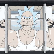 Rick And Morty Muscles GIF - Rick And Morty Muscles Work Out GIFs