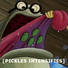 Pickles Intensifies National Pickle Day GIF - Pickles Intensifies National Pickle Day Pickle Appreciation Day GIFs