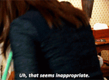 The Office Pam Beesly GIF - The Office Pam Beesly Uh That Seems Inappropriate GIFs