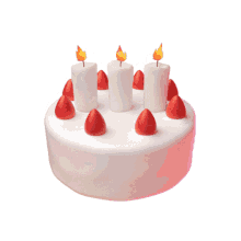 happy birthday birthday cake strawberry shortcake birthday candles strawberries happy birthday birthday cake strawberry shortcake birthday candles strawberries