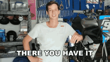 There You Have It Aaron Colton GIF - There You Have It Aaron Colton Motorcyclist Magazine GIFs