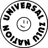 Universal Zulu Nation Spin Sticker - Universal Zulu Nation Spin Stickers