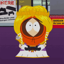 Trying Out New Console Kenny Mccormick GIF - Trying Out New Console Kenny Mccormick Princess Kenny GIFs
