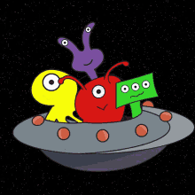 Flying Saucer Alien GIF - Flying Saucer Flying Saucer GIFs