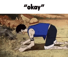 Okay Crying GIF - Okay Crying Luffy GIFs