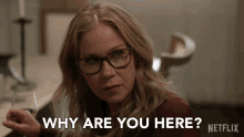 Why Are You Here Jen Harding GIF - Why Are You Here Jen Harding Christina Applegate GIFs