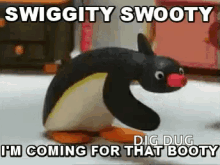 Coming For That Booty Penguin GIF - Coming For That Booty Penguin Walking GIFs