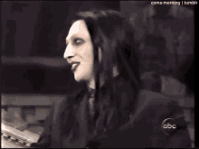 Marilyn Manson Smile GIF - Marilyn Manson Smile Creepy GIFs