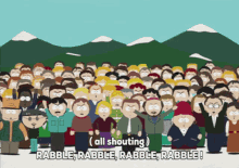 Rabble Mob GIF - Rabble Mob South Park GIFs