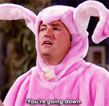 Friends Chandler Bing GIF - Friends Chandler Bing Youre Going Down GIFs