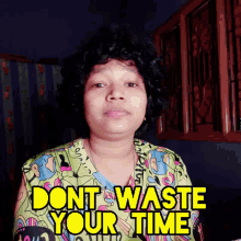 Jagyasini Singh Dont Waste Your Time GIF - Jagyasini Singh Dont Waste Your Time Dont Waste Time GIFs