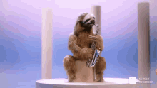 Preguiça Saxofonista Saxofone GIF - Preguiça Saxofonista Saxofone Preguiça GIFs
