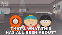 Thats What This Has All Been About Stan Marsh GIF - Thats What This Has All Been About Stan Marsh Eric Cartman GIFs