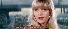 Grease2 Michelle Pfeiffer GIF - Grease2 Michelle Pfeiffer Compliment GIFs