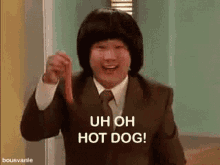 Uh Oh Hot Dog GIF - Uh Oh Hot Dog Oh No GIFs