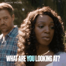 What Are You Looking At Sloane GIF - What Are You Looking At Sloane Workin Moms GIFs