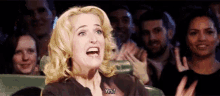 Gillian Anderson Yes GIF - Gillian Anderson Yes Applause GIFs