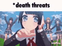 Death Threats GIF - Death Threats Anime GIFs