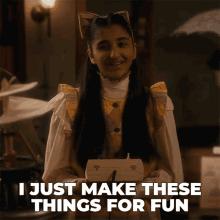 I Just Make These Things For Fun Florence GIF - I Just Make These Things For Fun Florence Murdochmysteries GIFs