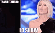Trash Italiano Ilary Blasi GIF - Trash Italiano Ilary Blasi Show GIFs