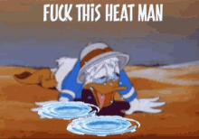 Fuck This Heat Man Donald Duck GIF - Fuck This Heat Man Donald Duck Heat Wave GIFs