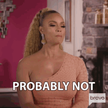 Probably Not Real Housewives Of Potomac GIF - Probably Not Real Housewives Of Potomac Nope GIFs