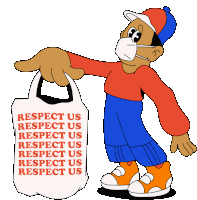 Respectprotectpayus Respect Us Sticker - Respectprotectpayus Respect Us Food Worker Stickers