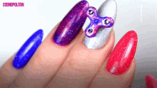Fidget Spinner Nail Art GIF - Fidget Spinner Nails Nail Art GIFs