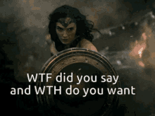 Wonder Woman Wtf GIF - Wonder Woman Wtf Wth GIFs