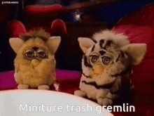 Furby Miniture Trash Gremlin GIF - Furby Miniture Trash Gremlin Gremlin GIFs