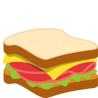 Sandwich Food Sticker - Sandwich Food Joypixels Stickers