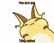 Toku Roll Toku Rolled GIF - Toku Roll Toku Rolled Chibi Raichu GIFs