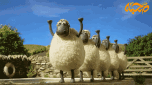 Sheep Shaun The Sheep GIF - Sheep Shaun The Sheep Jump In GIFs