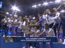Real Madrid Campeón Uefa Champions League 2016/2017 GIF - Real Madrid Campeon La Champions Champions League GIFs