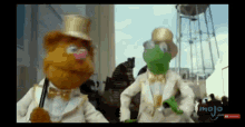 The Muppets Kermit The Frog GIF - The Muppets Kermit The Frog Fozzie Bear GIFs
