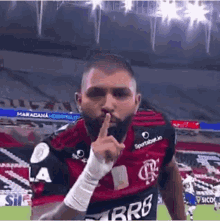 Gabigol Silêncio GIF - Gabigol Silêncio Flamengo GIFs