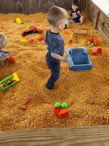 kid head in sand sand head