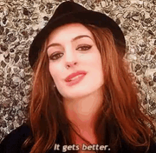 Anne Hathaway Its Gets Better GIF - Anne Hathaway Its Gets Better Motivation GIFs