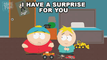 I Have A Surprise For You Eric Cartman GIF - I Have A Surprise For You Eric Cartman Butters Stotch GIFs