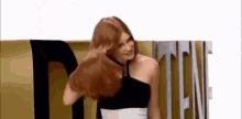 Mariana Ruy Barbosa Jogada De Cabelo GIF - Hairflip Pantene Commercial GIFs