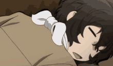 Osamu Dazai Sleep GIF - Osamu Dazai Sleep Talk GIFs
