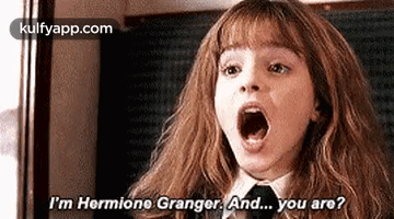 I'M Hermiono Granger. And.. You Are?.Gif GIF - I'M Hermiono Granger. And.. You Are? Person Human GIFs
