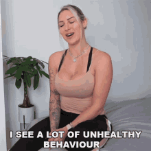 i see a lot of unhealthy behaviour tracy kiss ive witnessed unhealthy behaviour ive seen lots of toxic behaviour i see a lot of unhealthy behaviour tracy kiss ive witnessed unhealthy behaviour ive seen lots of toxic behaviour