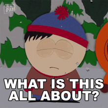 What Is This All About Stan Marsh GIF - What Is This All About Stan Marsh South Park GIFs