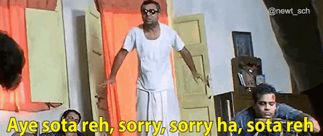 Phir Hera Pheri Aye Sota Reh GIF - Phir Hera Pheri Aye Sota Reh Sorry Sorry Ha Sota Reh - Discover &amp; Share GIFs